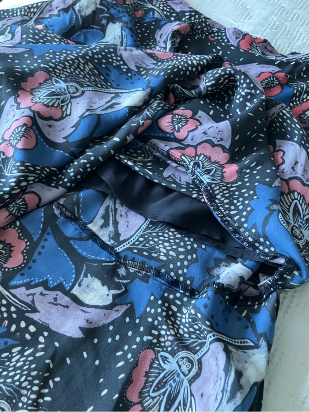 FREE PEOPLE Colorful Floral Maxi Skirt Size 2 (Like a 6) - Picture 10 of 13